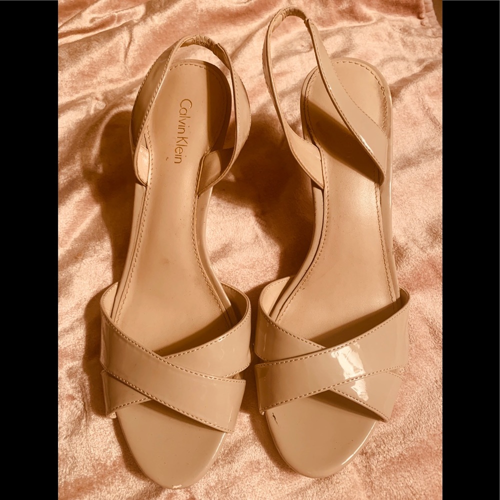 Patent Leather Open Sandals